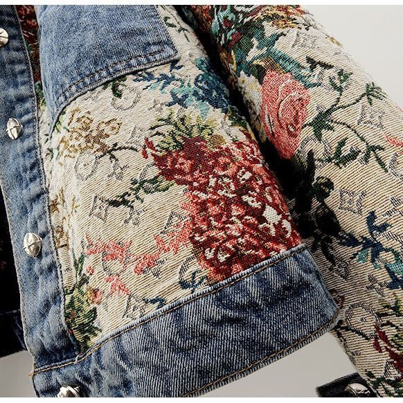 Chaqueta Vaquera Patchwork