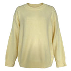Light Yellow Round-Neck Sweater