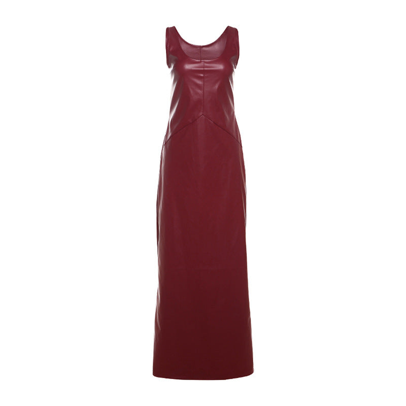 Vestido Longo com Corte Justo e Abertura Lateral - Veron&Co