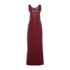 Vestido Longo com Corte Justo e Abertura Lateral - Veron&Co
