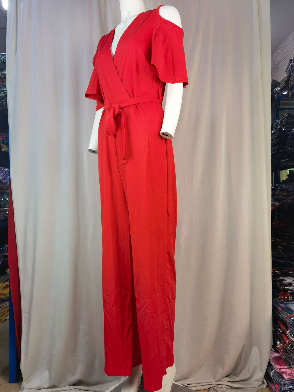 Wide-Leg Trousers with Belt
