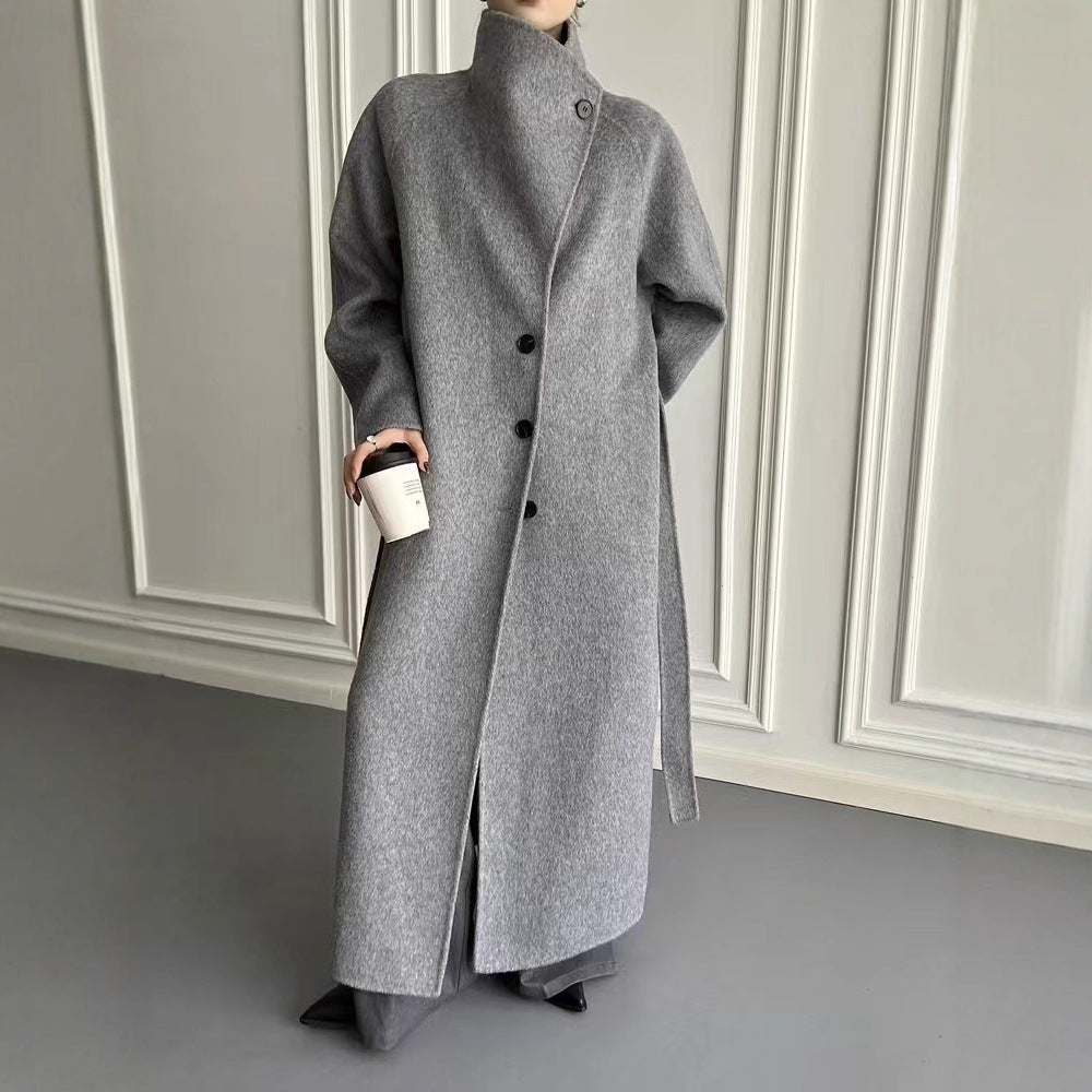 Long Turtleneck Overcoat