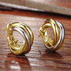 Round Hoop Earrings