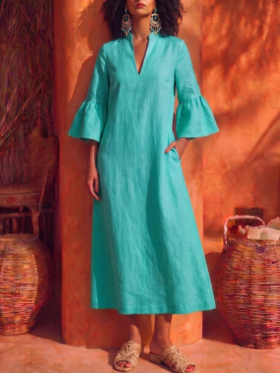 Vestido com Folhos - Veron&Co