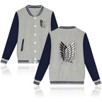 Embroidered Varsity Jacket — Men