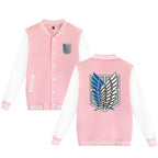 Embroidered Varsity Jacket — Men