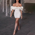 Vestido com Folhos e Pregas - Veron&Co
