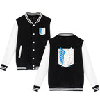 Embroidered Varsity Jacket — Men