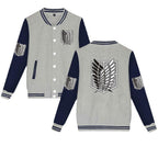 Embroidered Varsity Jacket — Men