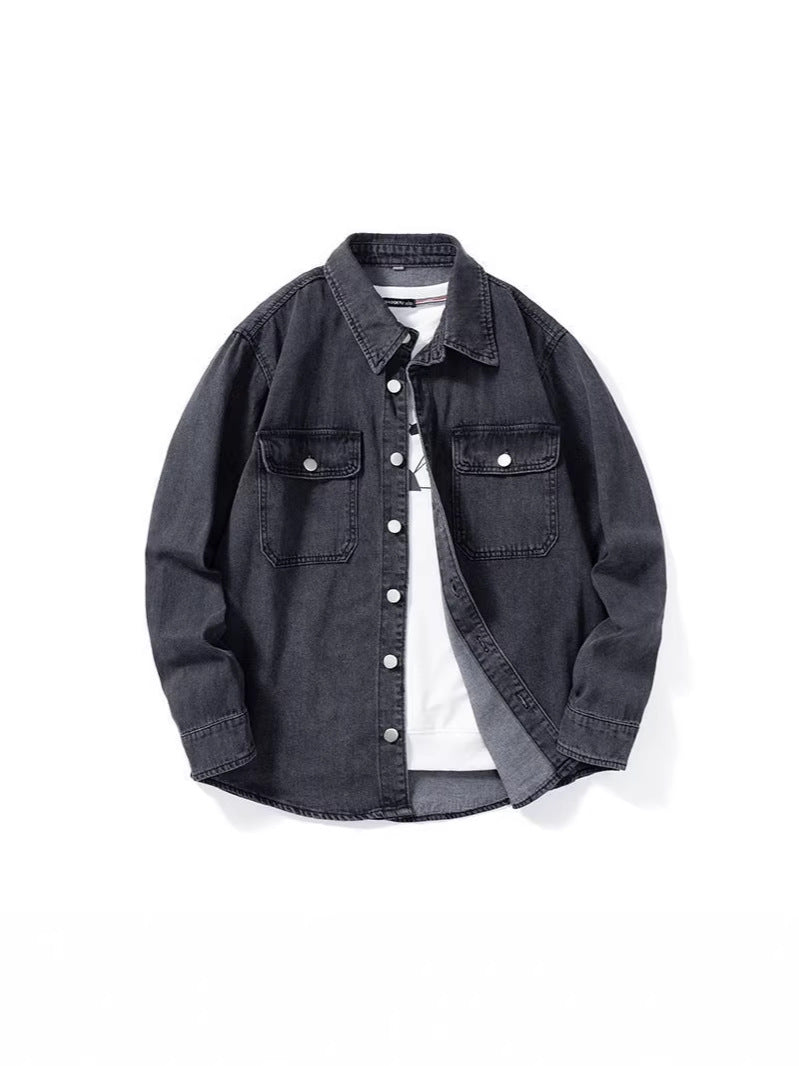 Camisa de Ganga Oversized Lavada