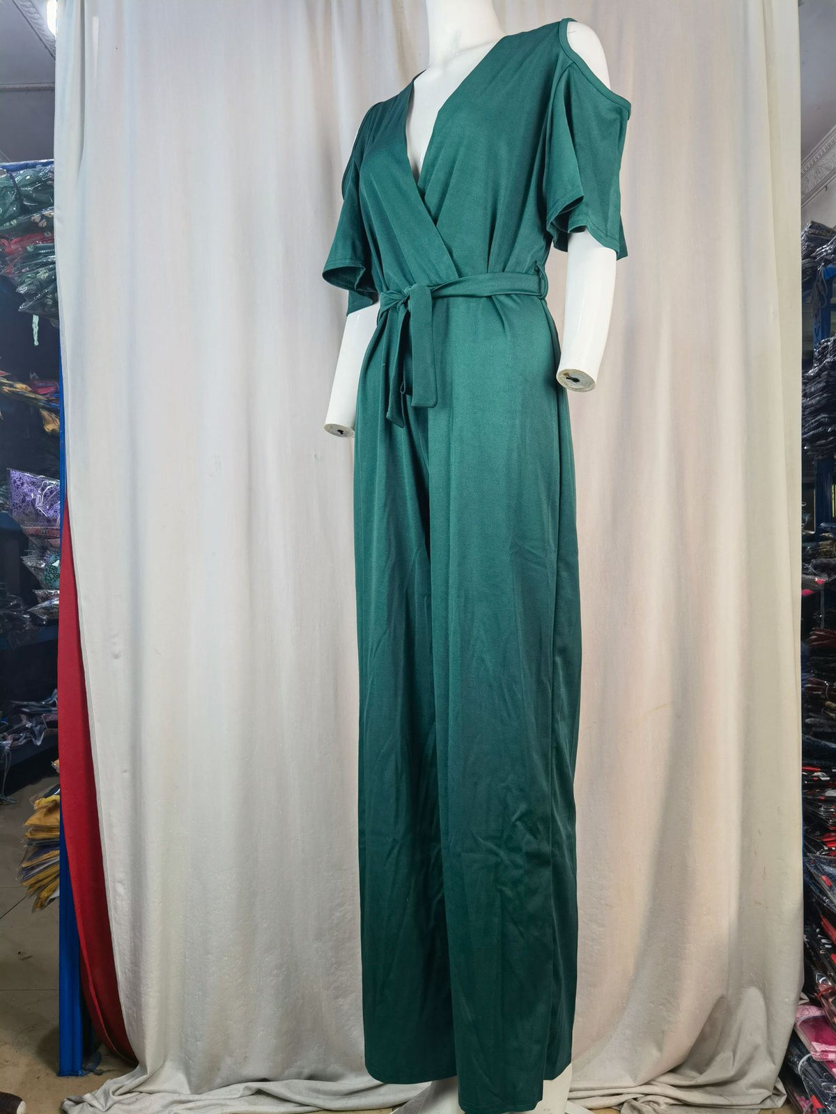 Wide-Leg Trousers with Belt