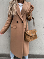 Long Coat with Classic Collar