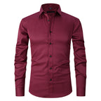 Camisa Slim Formal Anti-ruga Veron&Co, imagem de conjunto