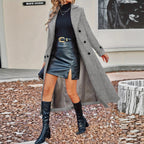 Double-Breasted Wool Coat