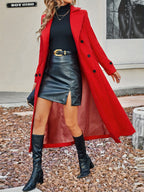 Double-Breasted Wool Coat