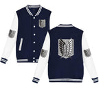 Embroidered Varsity Jacket — Men
