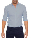 Camisa Oxford con cierre oculto