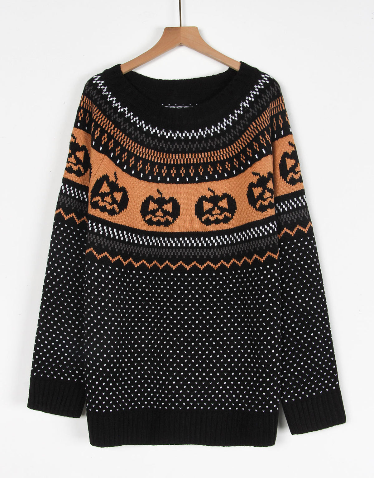 Polka-Dot Knit Sweater