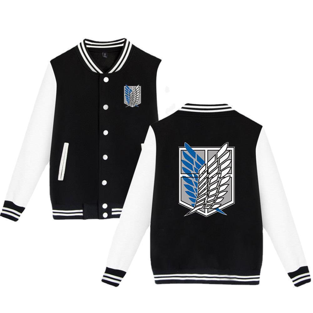 Embroidered Varsity Jacket — Men