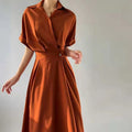 Vestido com Manga Curta - Veron&Co