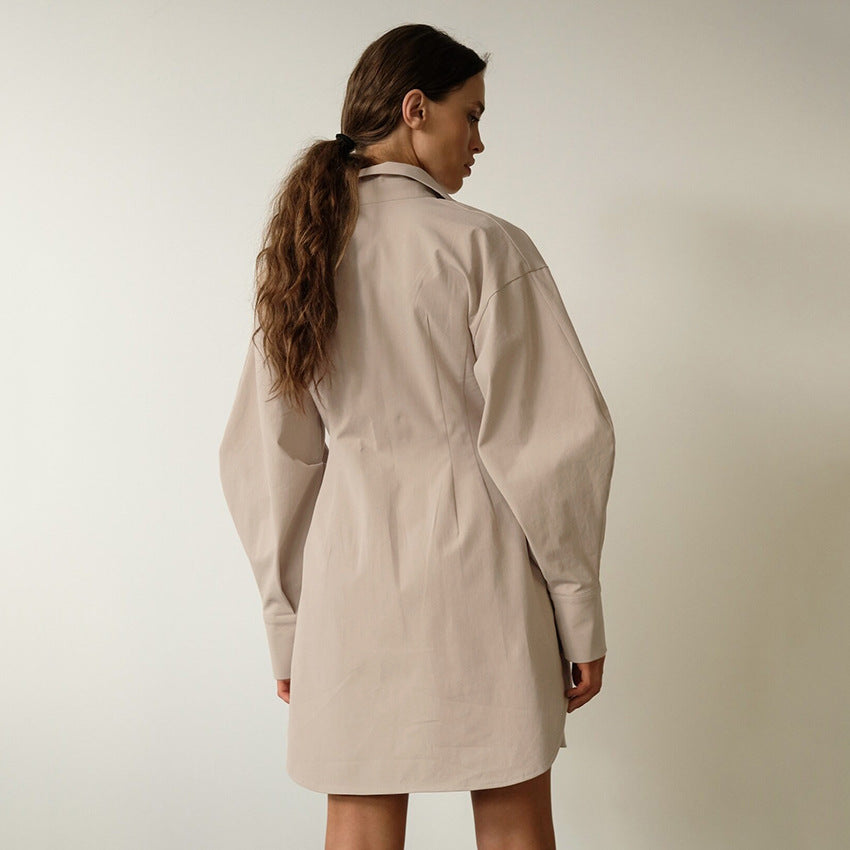 Vestido com Inspiração Vintage e Manga Comprida - Veron&Co