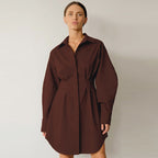 Vestido com Inspiração Vintage e Manga Comprida - Veron&Co