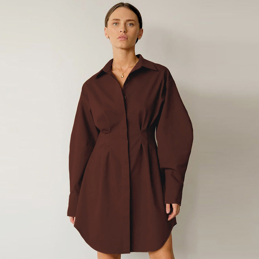 Vestido com Inspiração Vintage e Manga Comprida - Veron&Co
