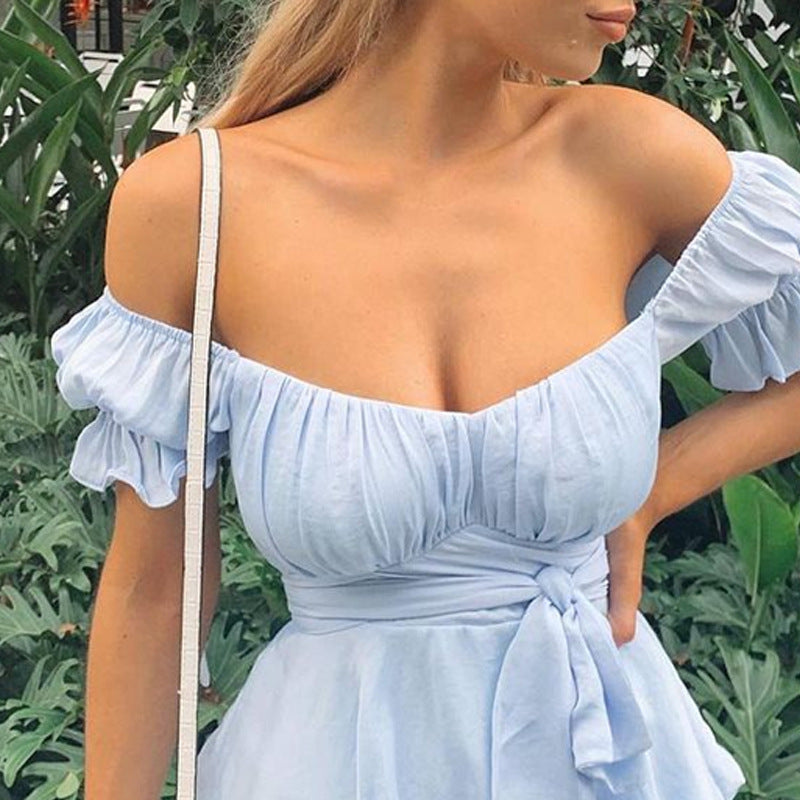 Vestido com Decote em V - Veron&Co