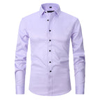 Camisa Slim Formal Anti-ruga