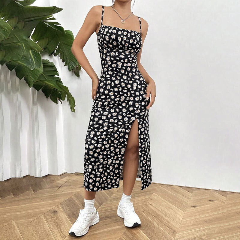 Vestido Midi com Abertura Lateral e Corte Justo - Veron&Co