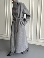 Long Turtleneck Overcoat