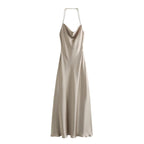 Vestido em Cetim com Costas Nuas - Veron&Co