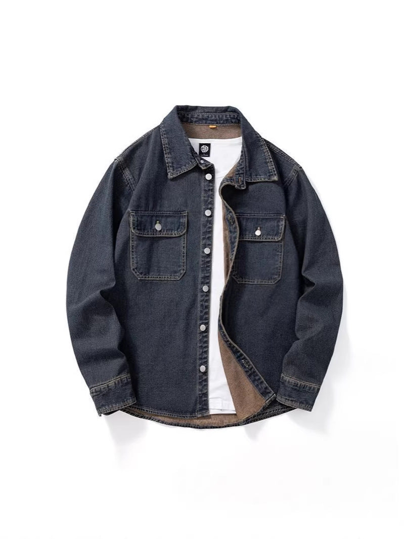 Camisa de Ganga Oversized Lavada