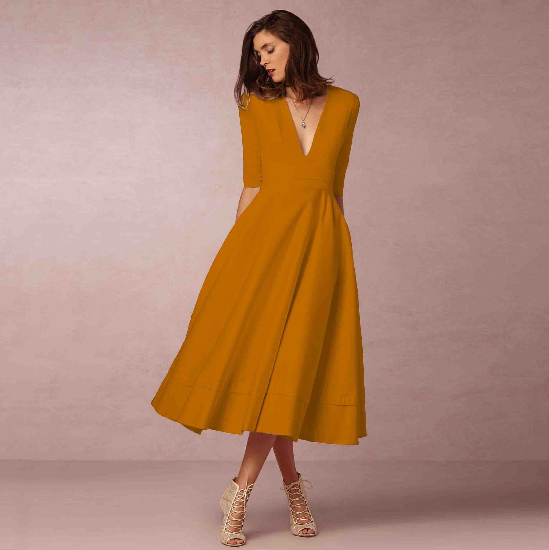 Vestido com Corte Evasê - Veron&Co
