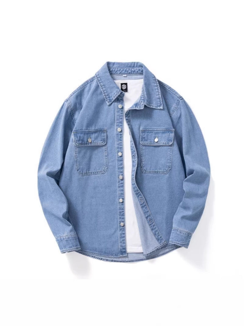 Camisa de Ganga Oversized Lavada
