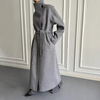 Long Turtleneck Overcoat
