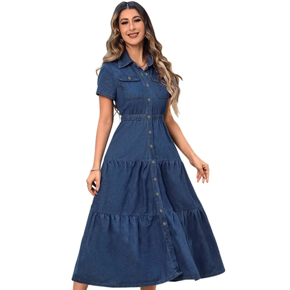 Vestido em Ganga - Veron&Co