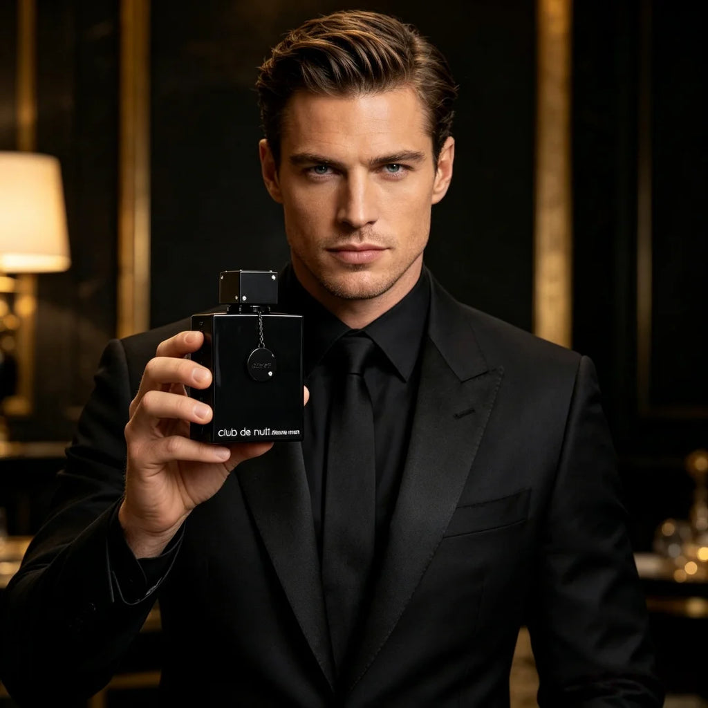 Detalhe da tampa do frasco Armaf Club de Nuit Man 105ml