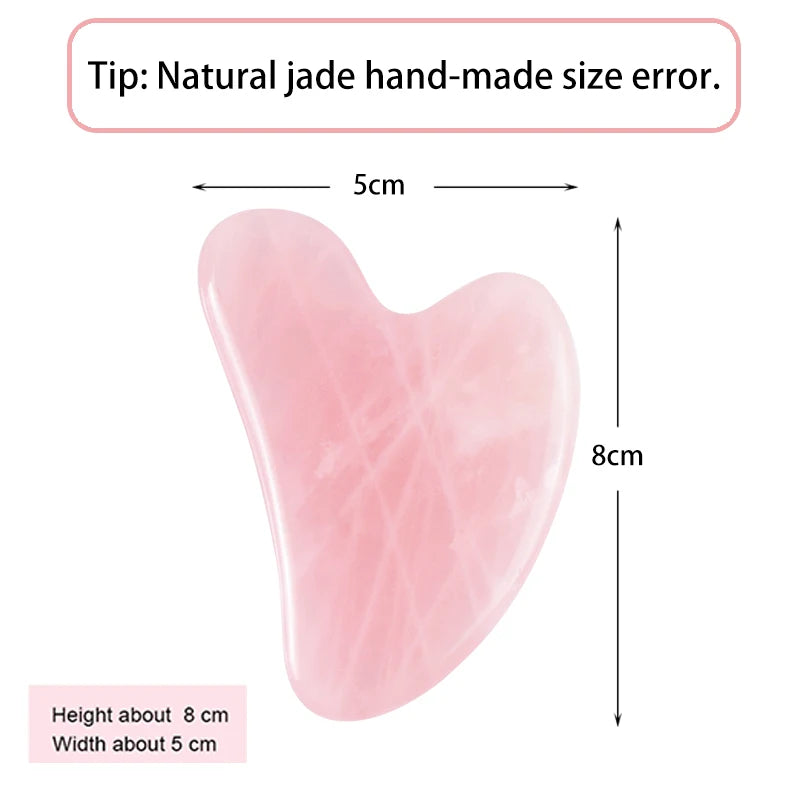Pedra de Gua Sha em Pedra Natural - detalhe