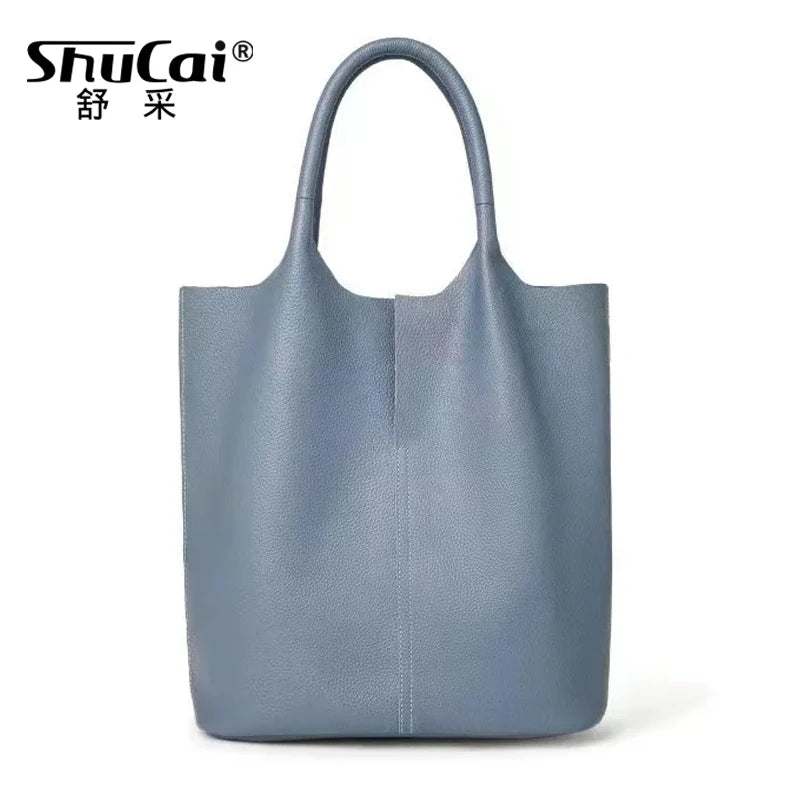 Tote em Pele com Alças Longas - Veron&Co
