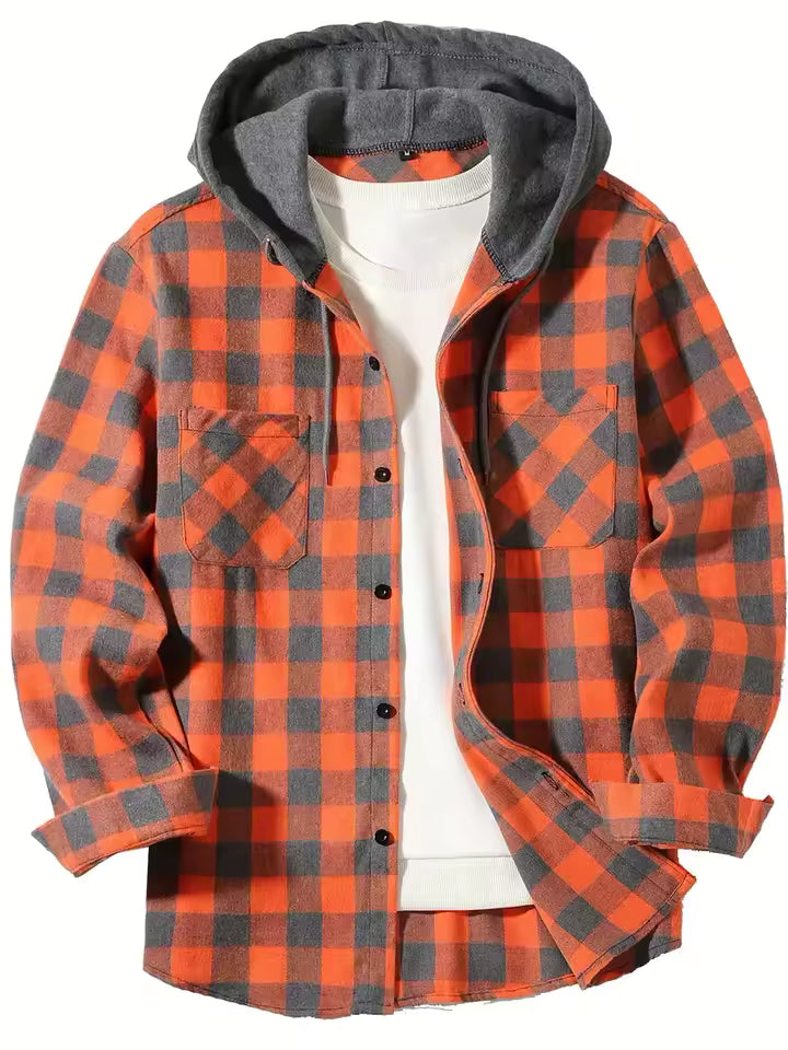 Sobrecamisa Xadrez com Capuz - Veron&Co