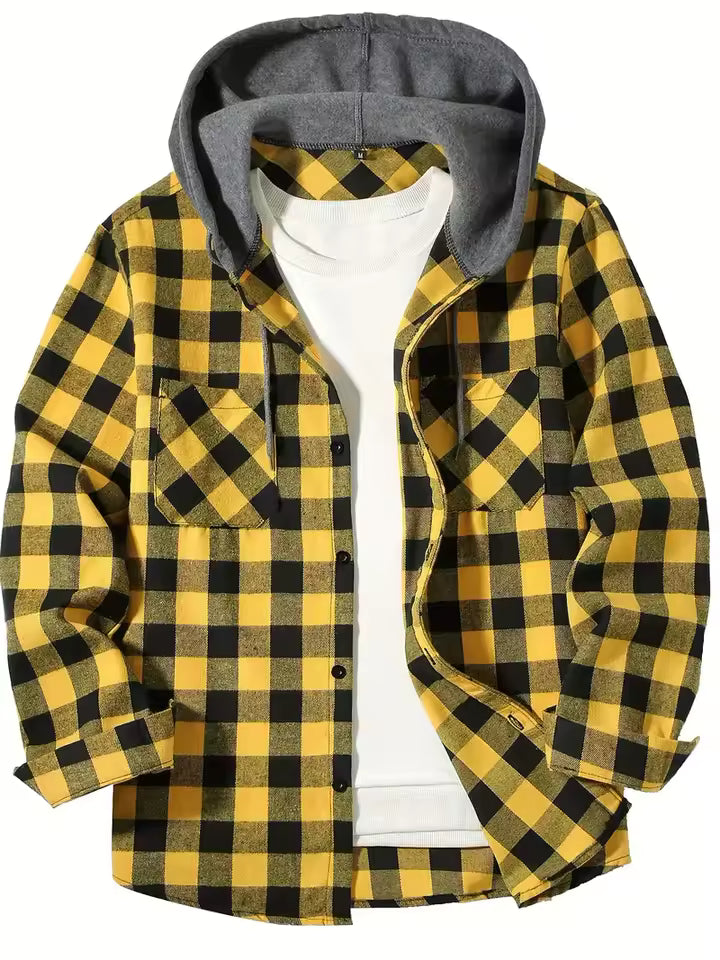 Sobrecamisa Xadrez com Capuz - Veron&Co