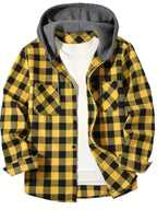Sobrecamisa Xadrez com Capuz - Veron&Co