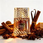 Frasco de eau de parfum Lattafa Khamrah 100ml, vista frontal