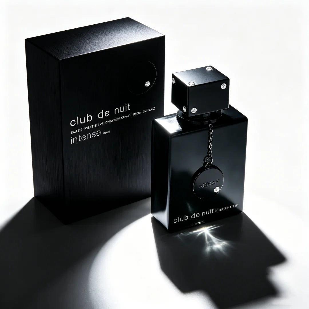 Frasco de perfume Armaf Club de Nuit Man 105ml, vista lateral