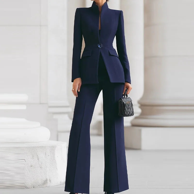 Conjunto de Alfaiataria com Blazer e Calças