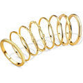 Conjunto de Anéis Finos Empilháveis