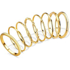 Conjunto de Anéis Finos Empilháveis