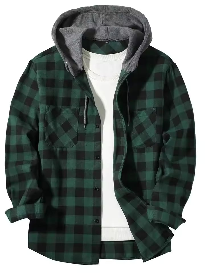 Sobrecamisa Xadrez com Capuz - Veron&Co