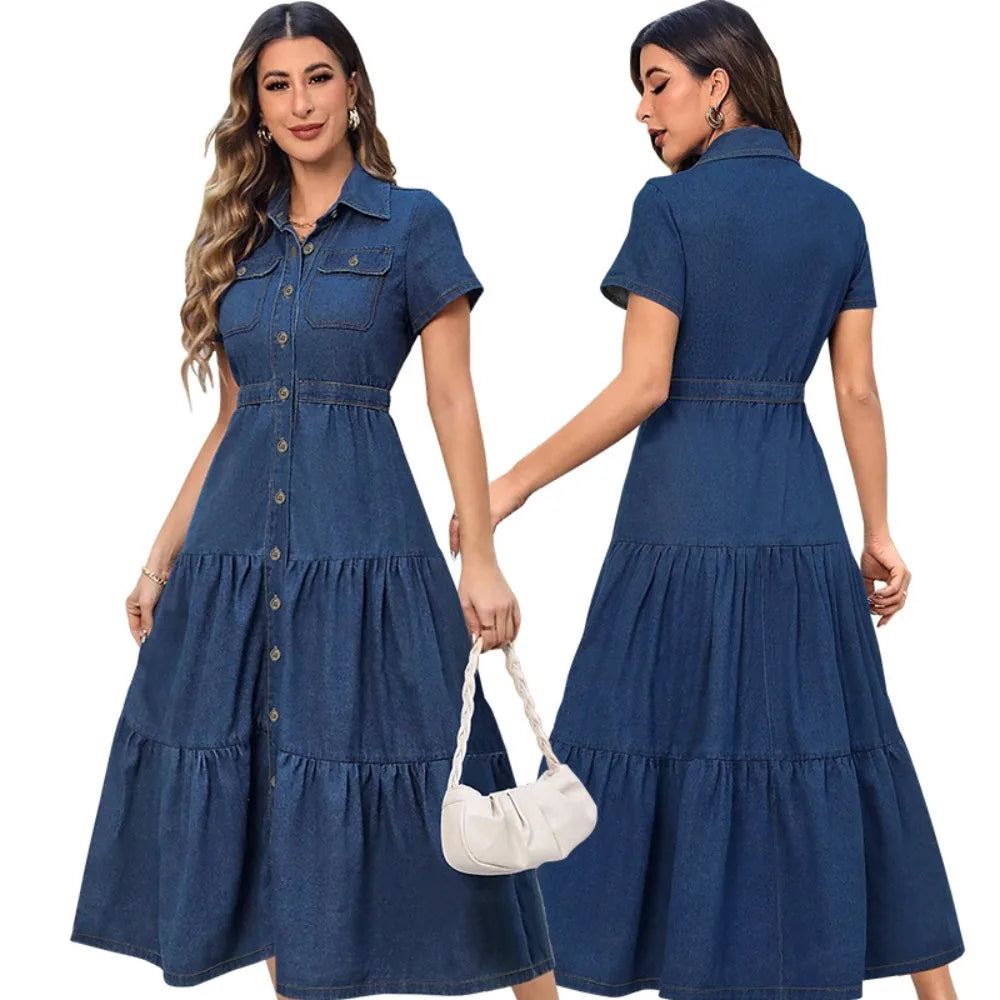 Vestido em Ganga - Veron&Co